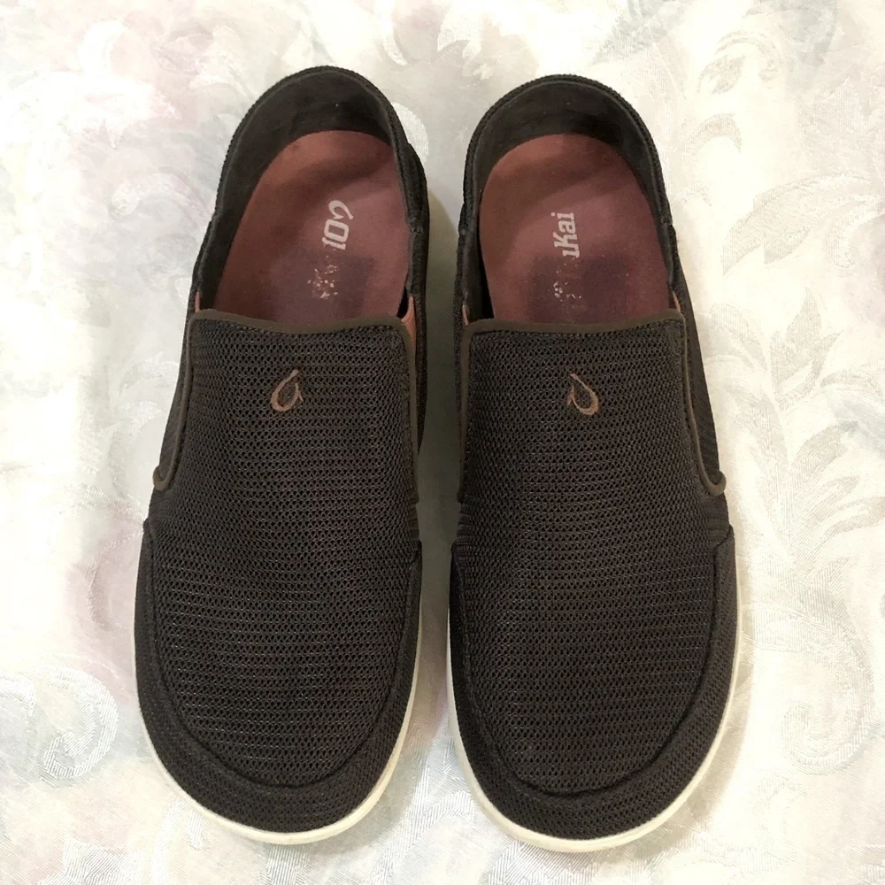 Olukai Nohea Mesh Loafer Dark Java/Brown size 9 - Picture 2 of 10